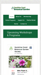 Mobile Screenshot of coastbotanicalgarden.org