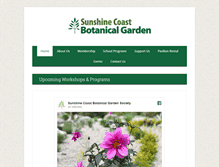 Tablet Screenshot of coastbotanicalgarden.org